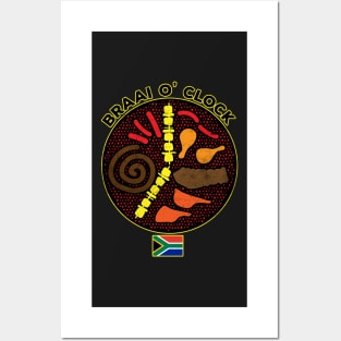 Braai O' Clock Time Posters and Art